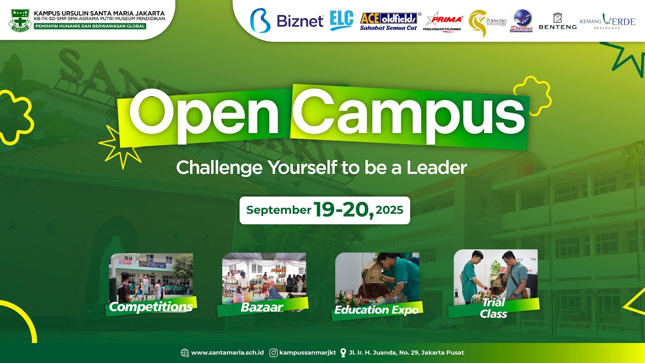 OPEN CAMPUS SANTA MARIA JAKARTA 2025