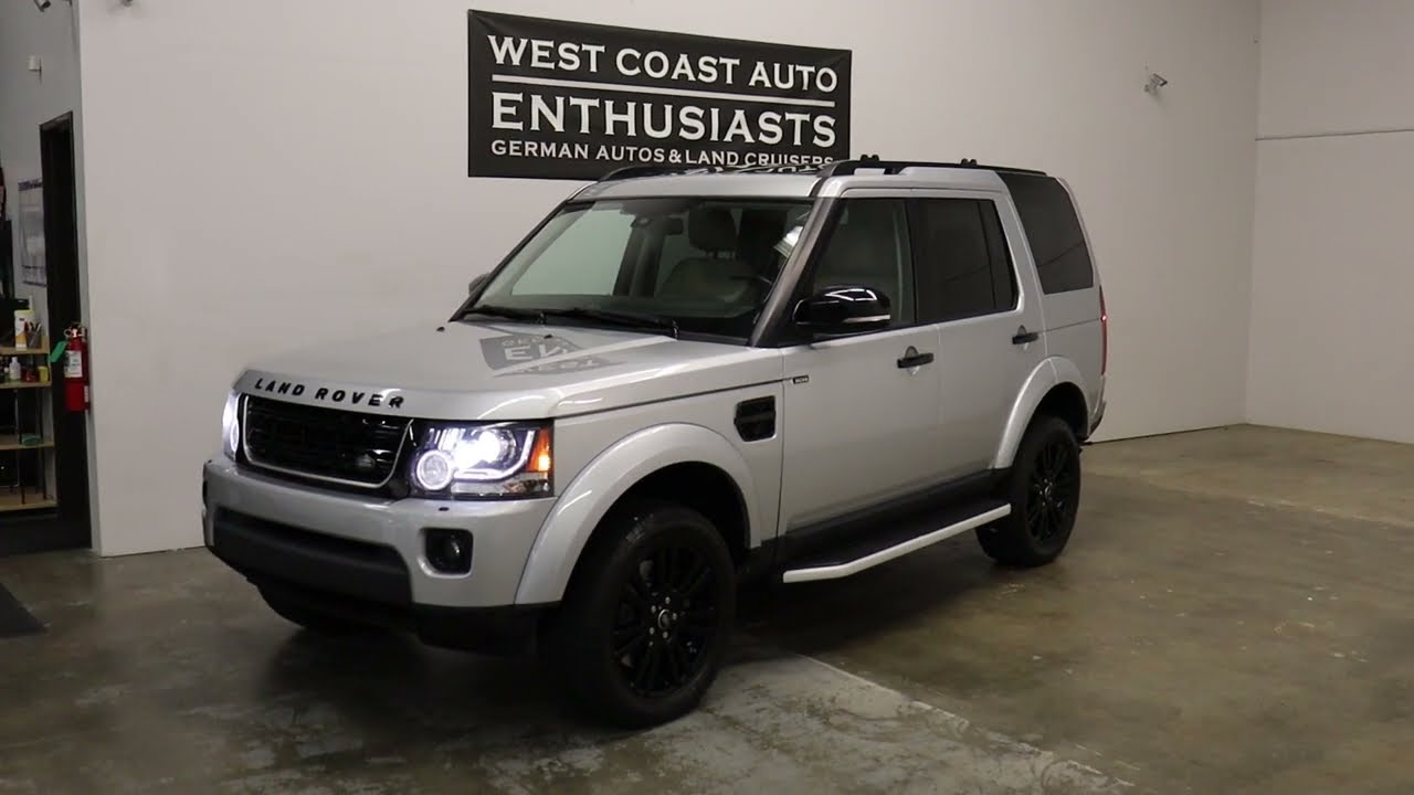 2015 Land Rover LR4 HSE Luxury with Heavy Duty Pkg & Black Design Package.