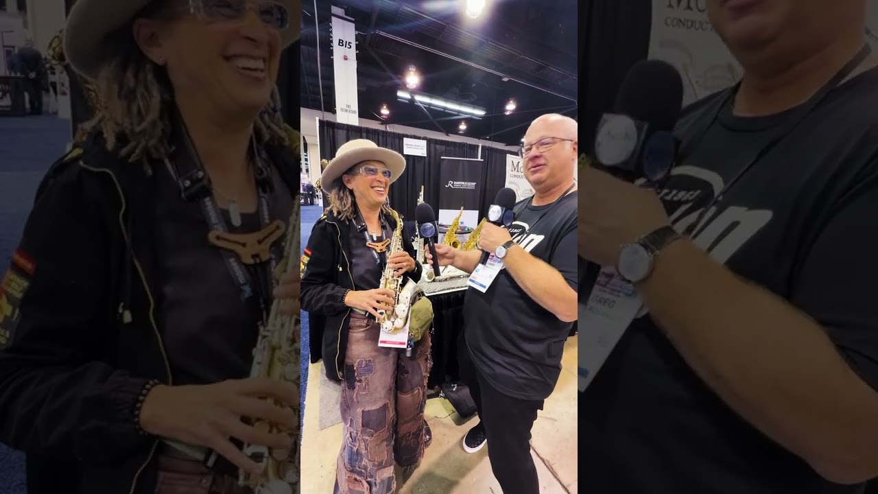 We sold a Rampone & Cazzani to a Jazz Legend at NAMM! 🎷
