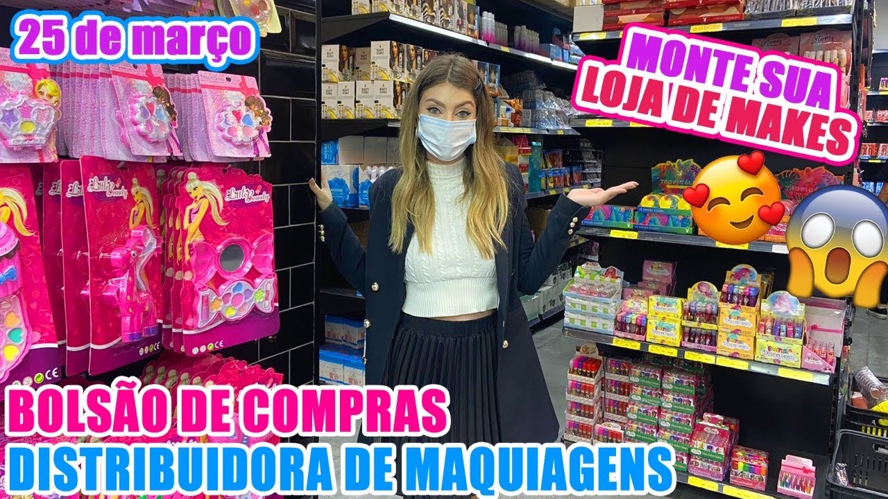 25 DE MARÇO - DISTRIBUIDORA DE MAQUIAGEM NO BOLSÃO DE COMPRAS