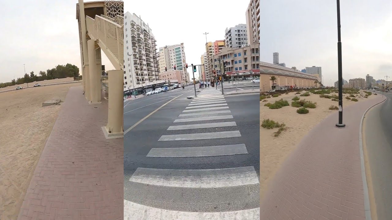 Al Qasmia (Sharjah) To Sahara (Dubai) on Electric Scooter