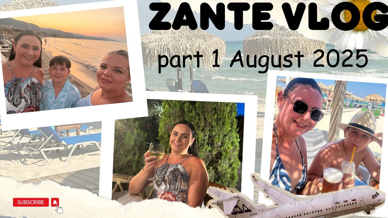 Back in Our Favourite Place 🇬🇷Zante Vlog | Alykanas & Alykes – August 2025 💙