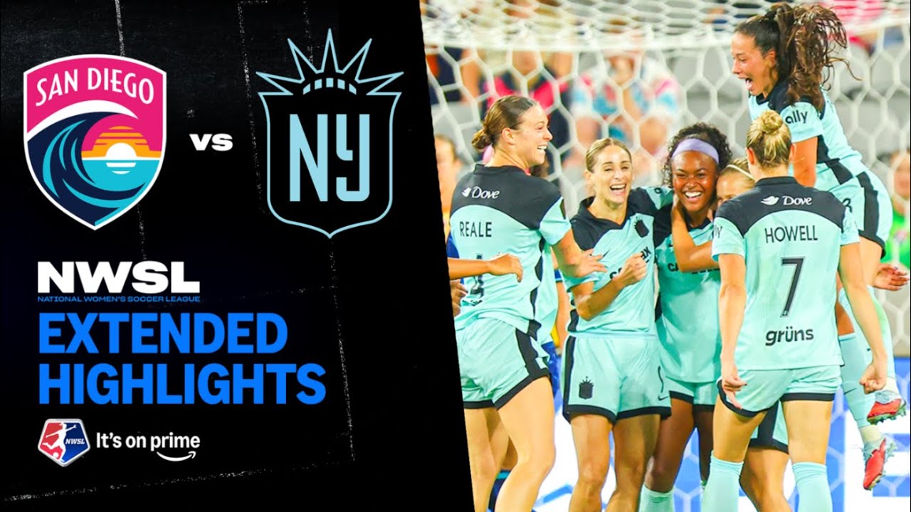 Gotham FC vs San Diego Wave: Shaw's Debut  | NWSL Extended Highlights | Prime Video | 9/12/2025