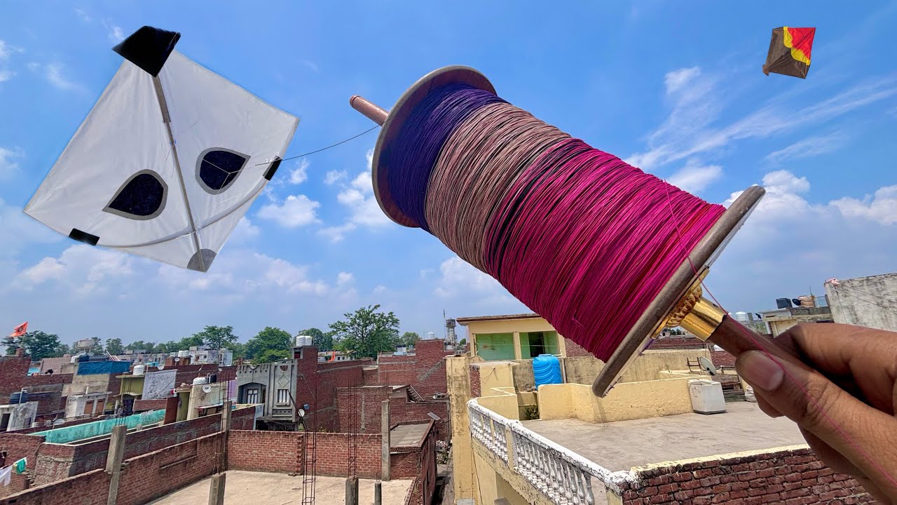 Kite Looting | Kite Catch On Roof | Kite Flying | Kite Fighting |