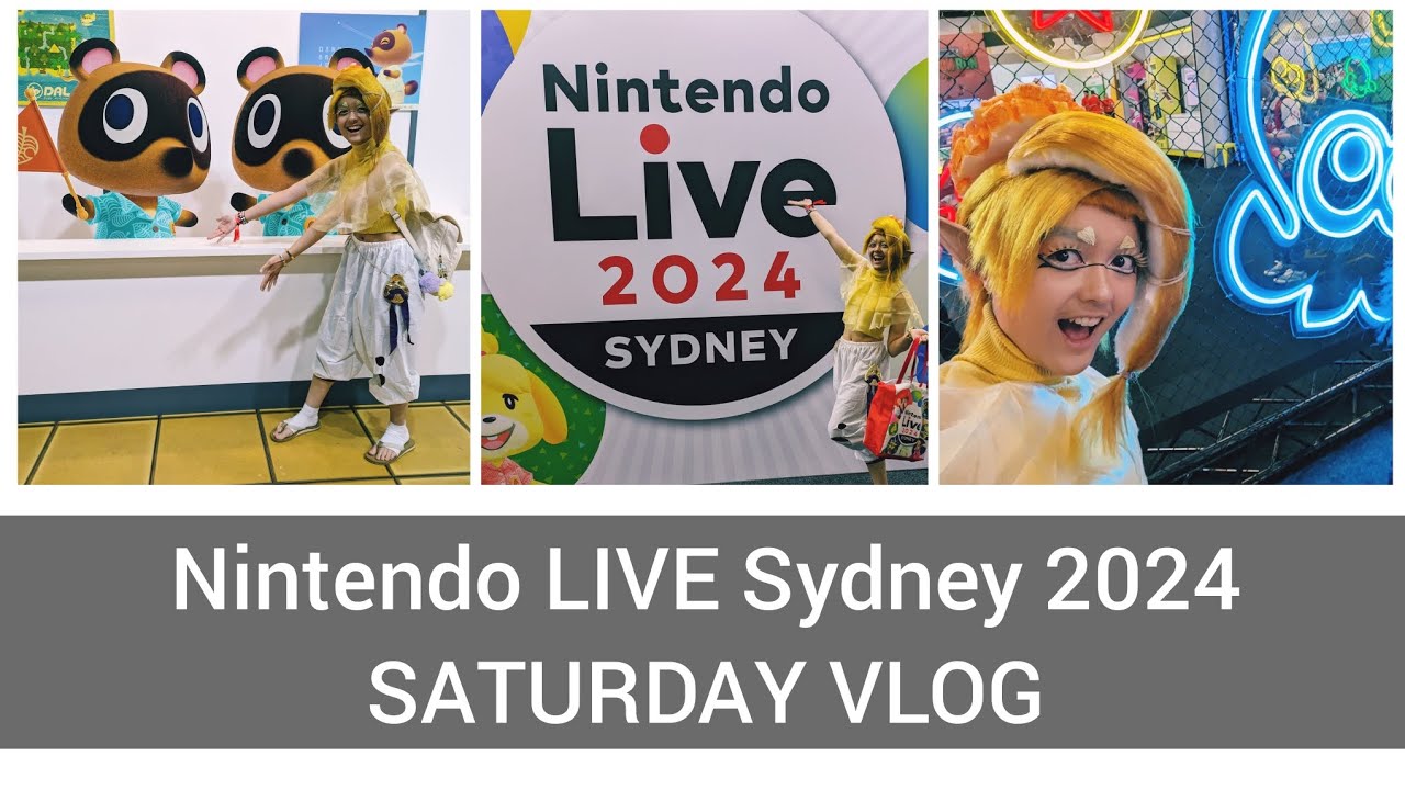 Nintendo LIVE Sydney SATURDAY VLOG - Splatoon cosplay and Nintendo fun! 🦑🐙