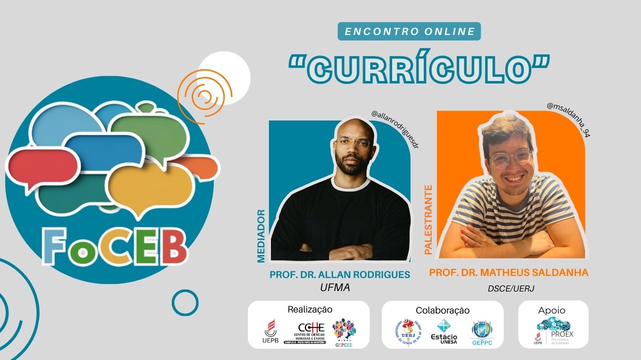 1° Encontro do II FoCEB - Tema: Currículo