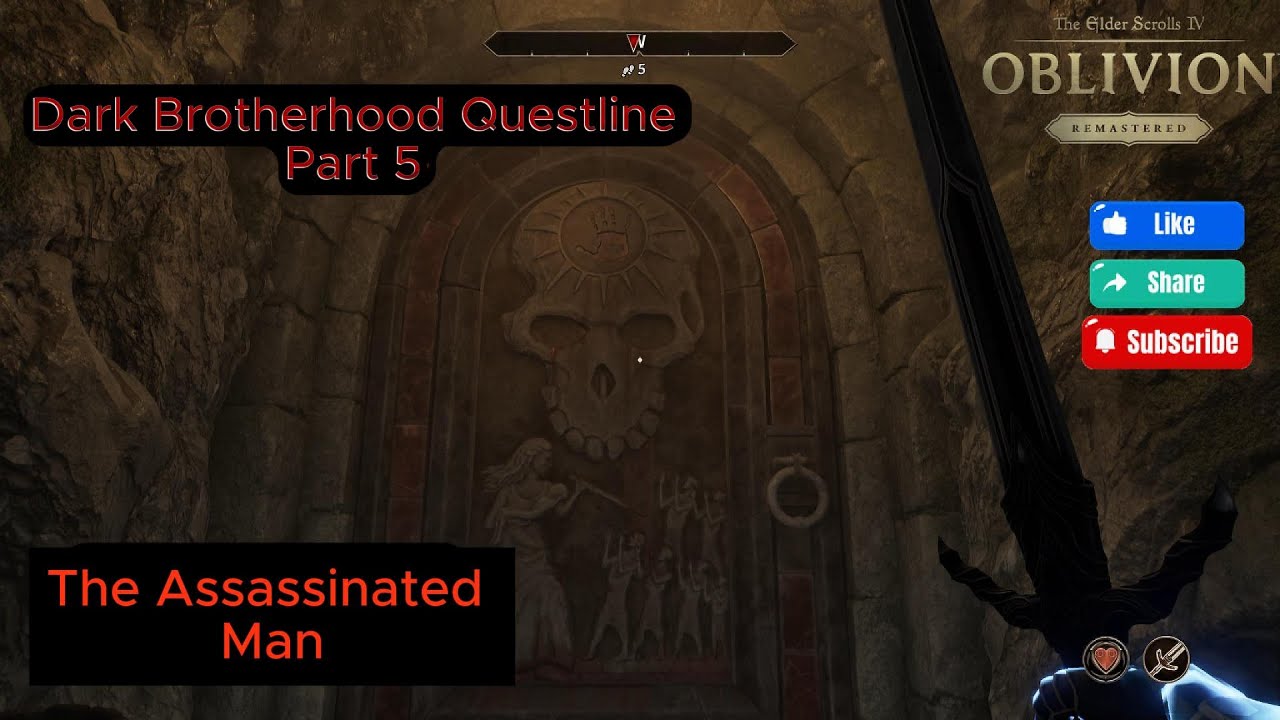 Fake Assassination & Zombie Attack?! | Dark Brotherhood Quest Pt 5 #oblivion #elderscrolls #xbox