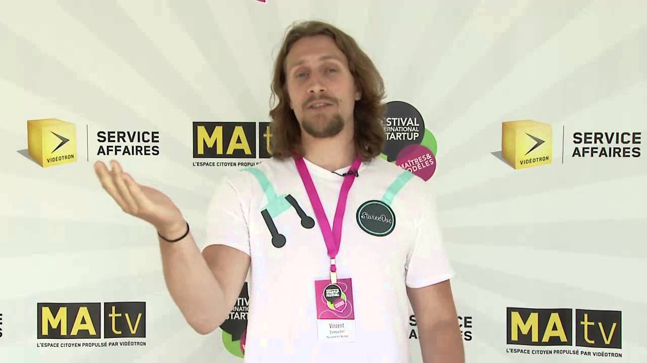 Startup festival Montreal | Le Pitch de VINCENT DUMOUCHEL