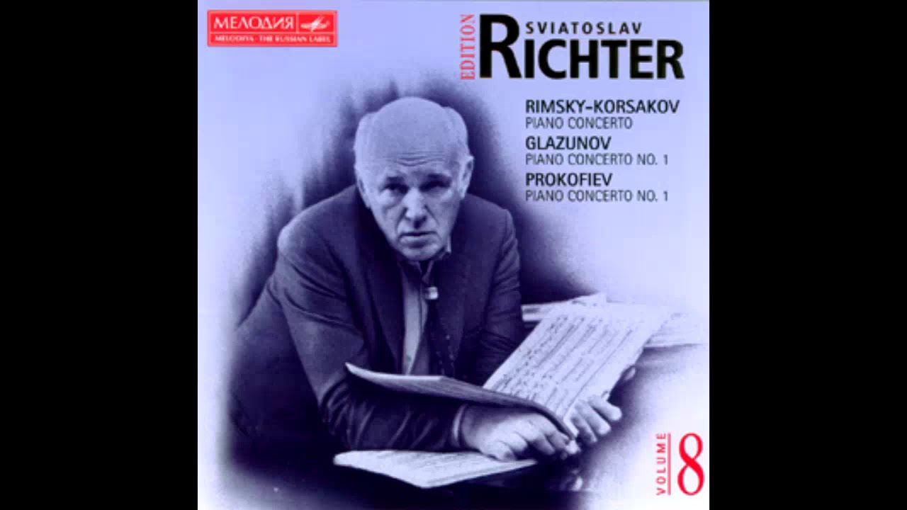 GLAZUNOV: Piano Concerto No. 1 in F minor op. 92 / Richter·Kondrashin·Moscow Youth Orchestra