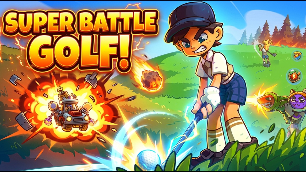 PLAYING *SUPER BATTLE GOLF* FOR THE FIRST TIME...