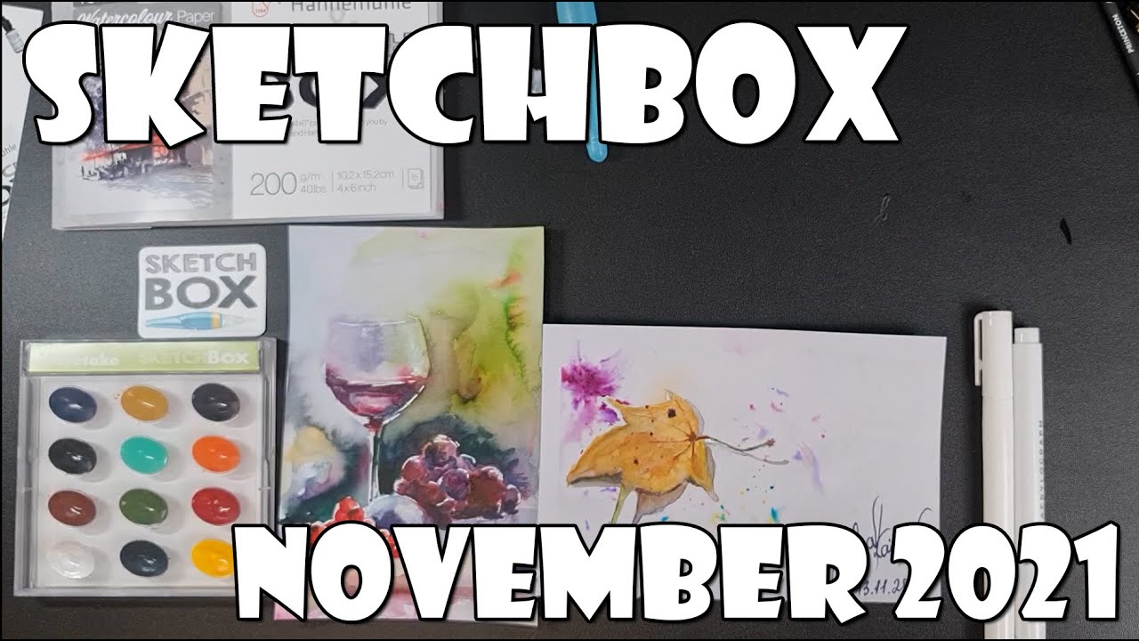 Акварель KURETAKE Gansai - sketchbox 1121