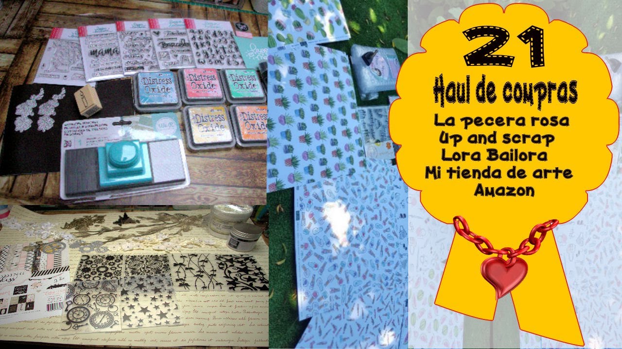 haul compras | La pecera rosa | Lora bailora | Up & scrap | mi tienda de arte | Amazon | nº 21
