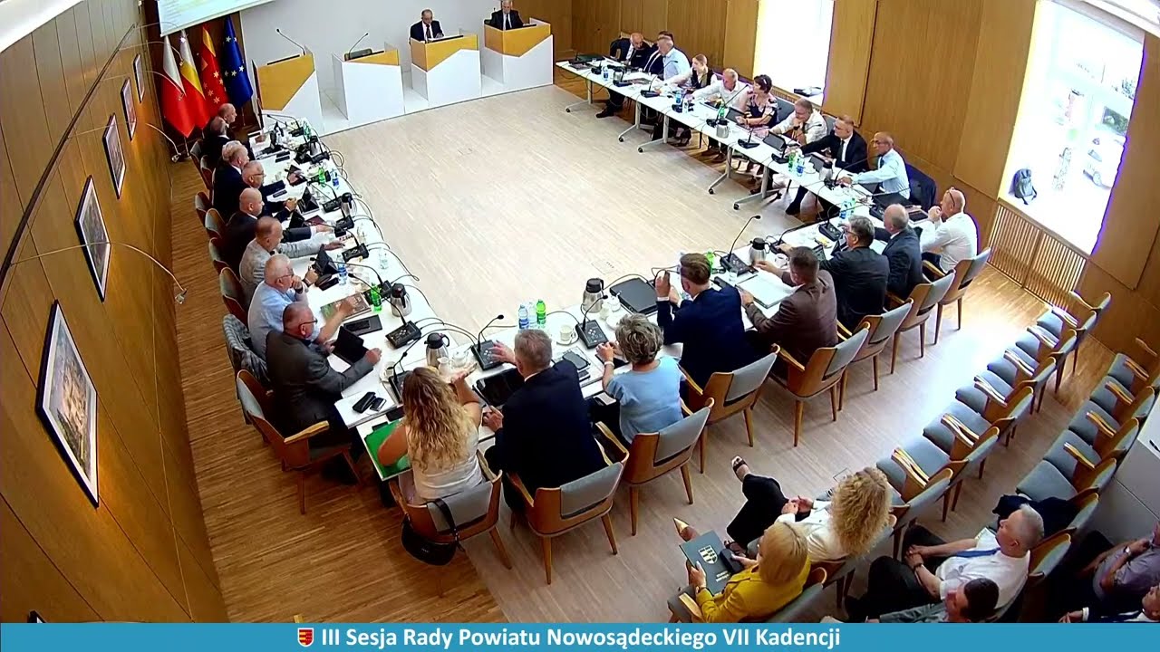 III Sesja Rady Powiatu Nowosądeckiego VII kadencji, Nowy Sącz, 21 czerwca 2024 r.