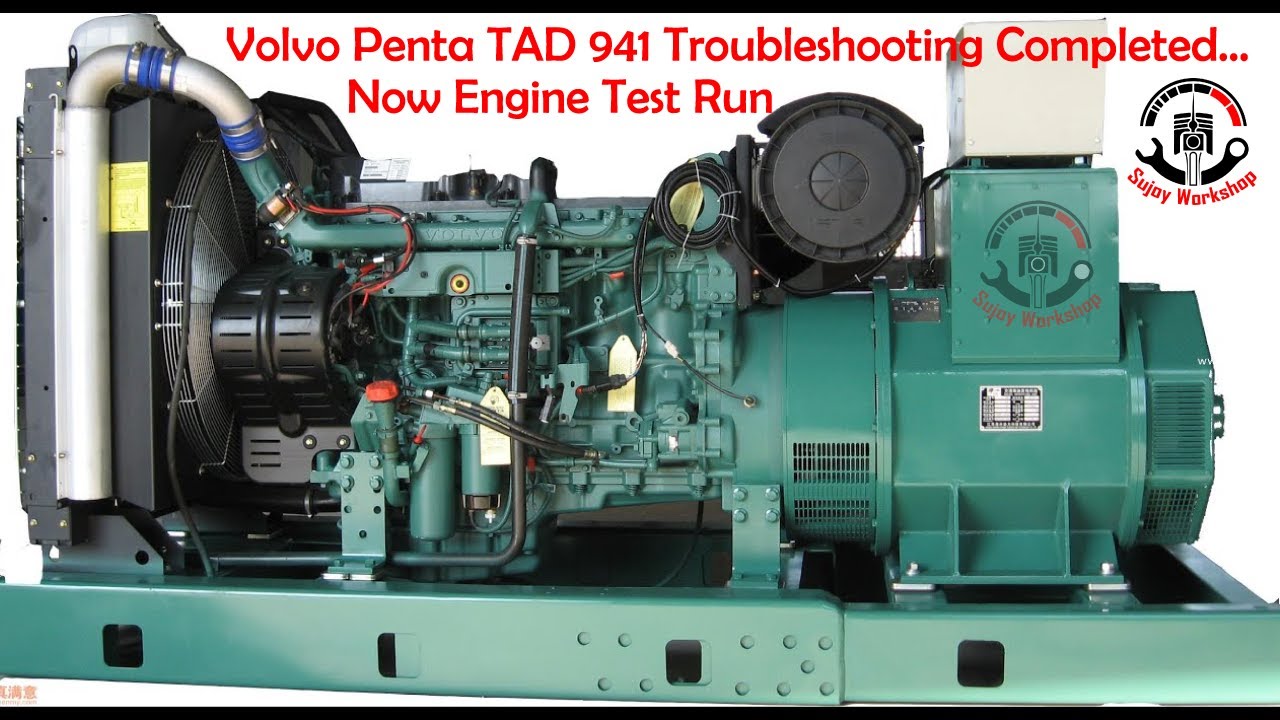 Volvo Penta TAD 941 Troubleshooting Completed...Now Engine Test Run