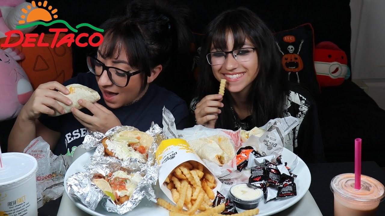 DEL TACO MUKBANG WITH SALENE