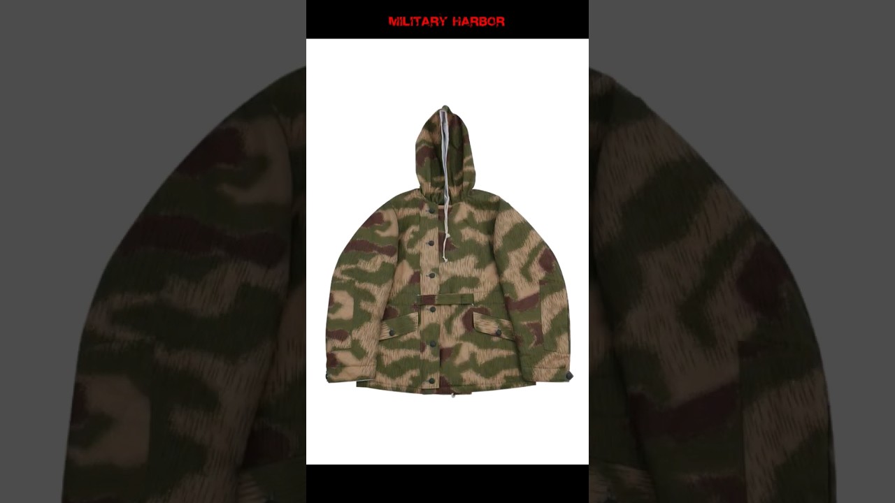 WWII German Reversible Winter Parka in Marsh Sumpfsmuster 44 Camo