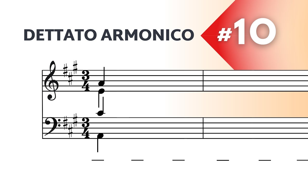 Dettato Armonico a 4 voci - Livello avanzato N°10