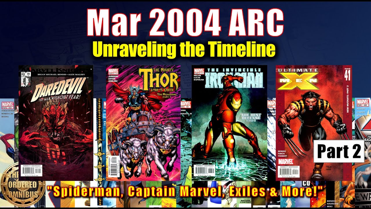 018 | THOR KILLS CAP! SPIDER-MAN UNMASKS! & WOLVERINE'S HARDEST KILL | MAR 2004 ARC Pt 2
