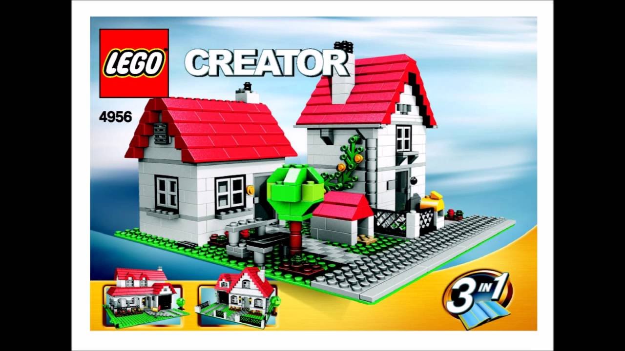LEGO Creator House 4956 Instructions DIY Book 3
