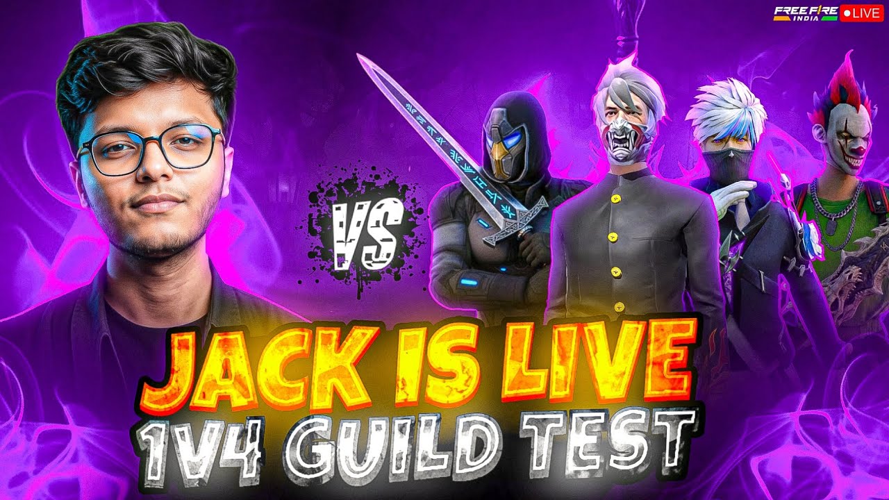 🔴FREE FIRE LIVE 😎 1v1 GUILD TEST | TEAM CODE GIVEAWAY 🗿 ❤️ | 