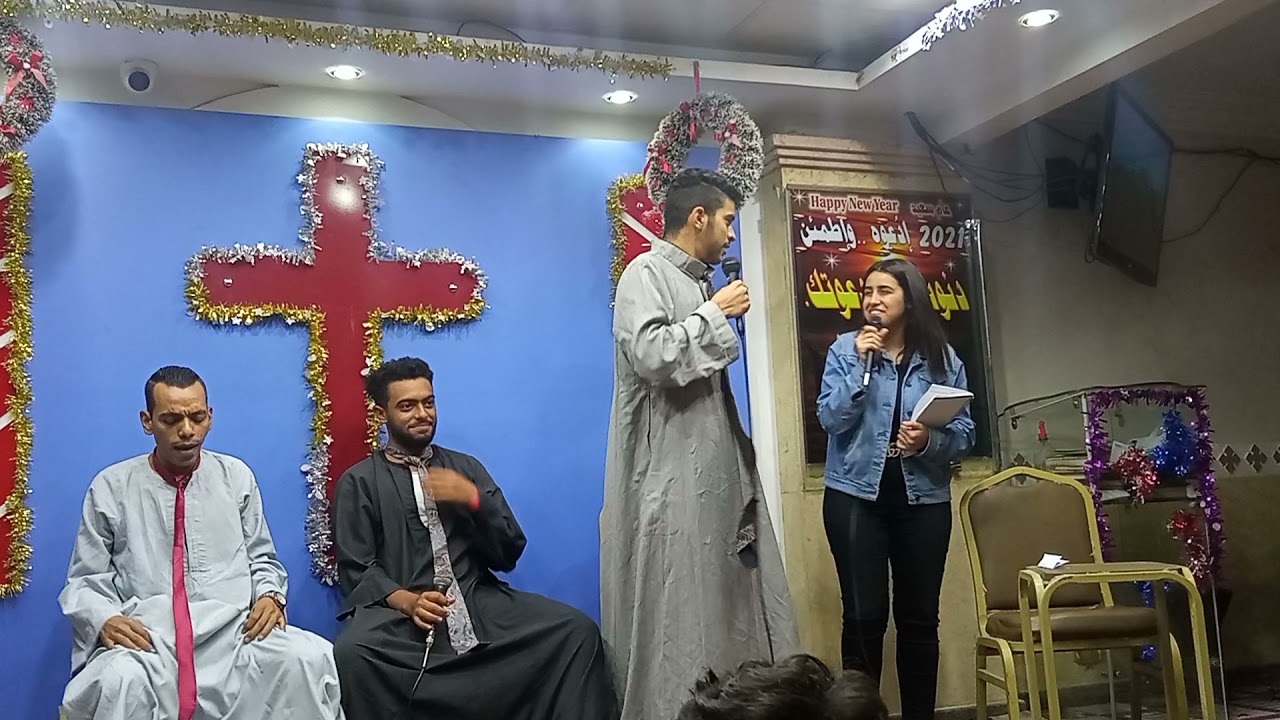 مسرحية صعيدي فى المجمع المقدس شباب الرسولية