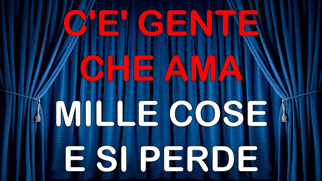 Fiorella Mannoia - Io Che Amo Solo Te KARAOKE MM (fair use)