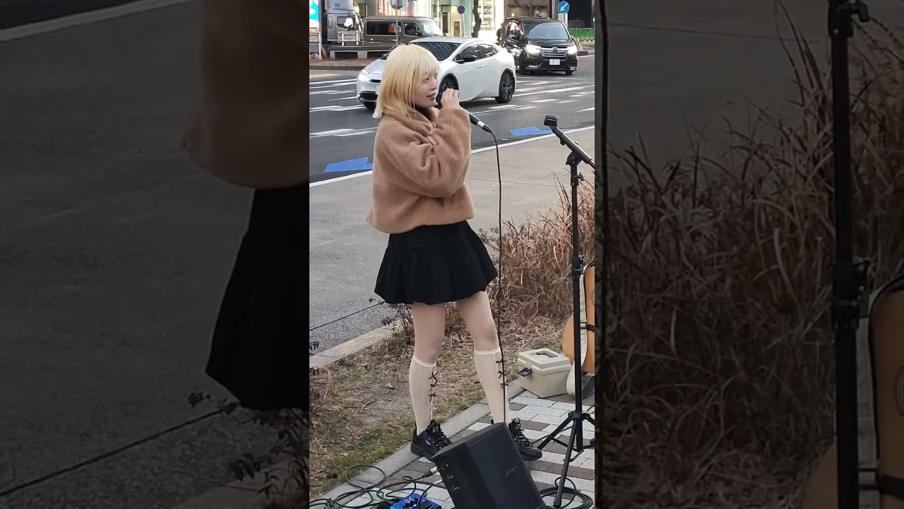 パクユナ(박유나/ParkYoona)さん　栄駅路上ライブ⑧　2026年2月21日土曜日 17時から オリジナル曲miss u