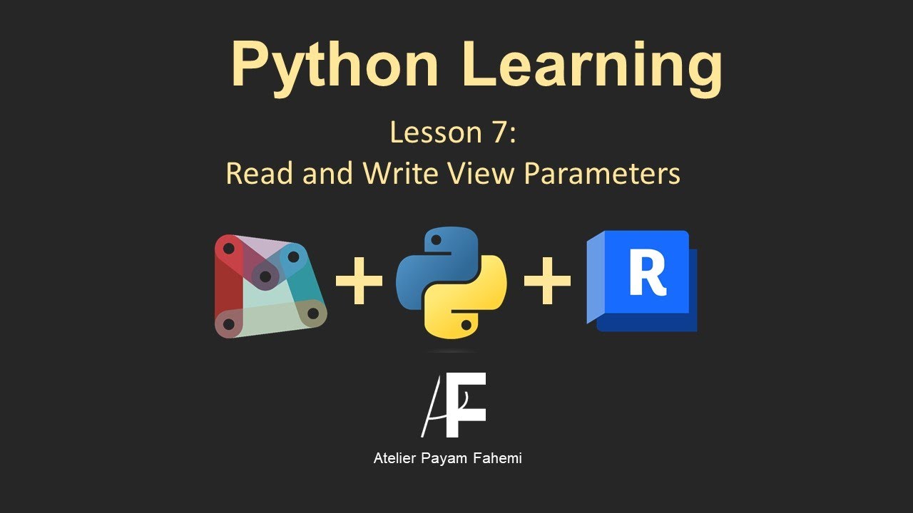 Python in Dynamo-Lesson 07/15: Read and Write View Parameters