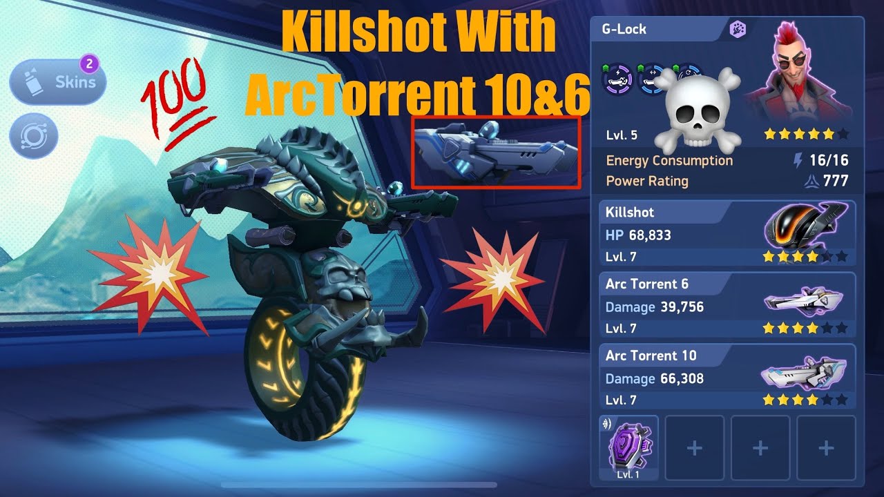 Killshot + Arc Torrent 6 & 10 = Lightning-Fast Destruction! ⚡🔥 | Mech Arena