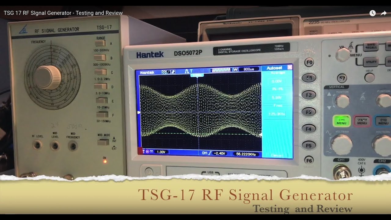 TSG-17 RF Signal Generator - Testing and Review