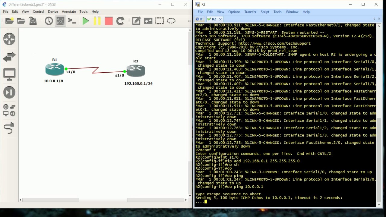 Ping different subnet IP - Part 2