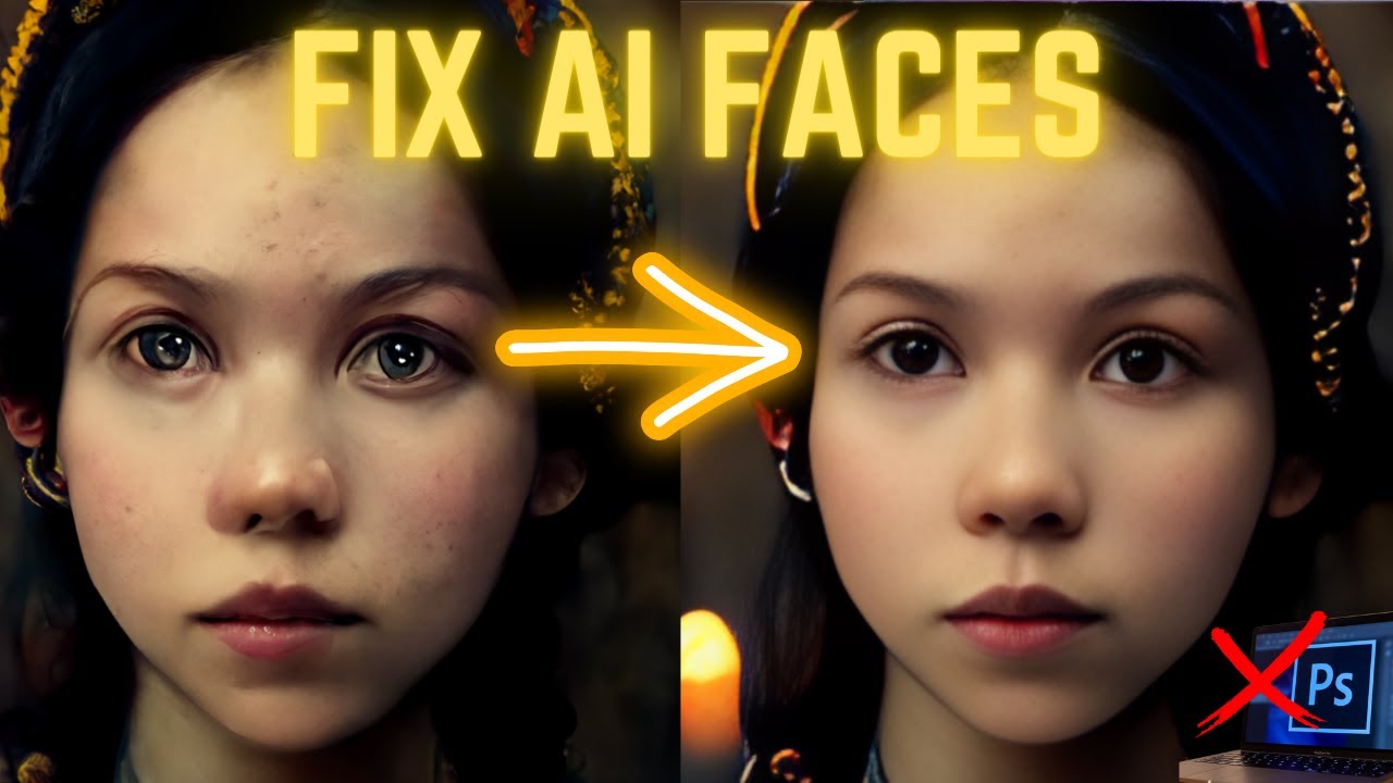 How to restore faces and eyes from AI ART - Midjourney or Stable diffusion in less than one minute!