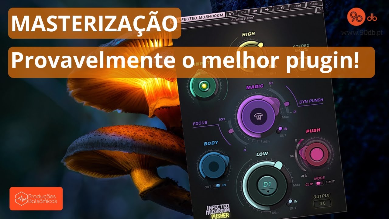 PUSHER - Plugin para masterização da Waves - Infected Mushroom - Melhora produção e som: mix /master