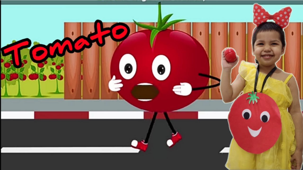 Few Lines On Tomato || Few  Lines On Tomato For Fancy Dress Competition For Kids ||  Varnika's World
