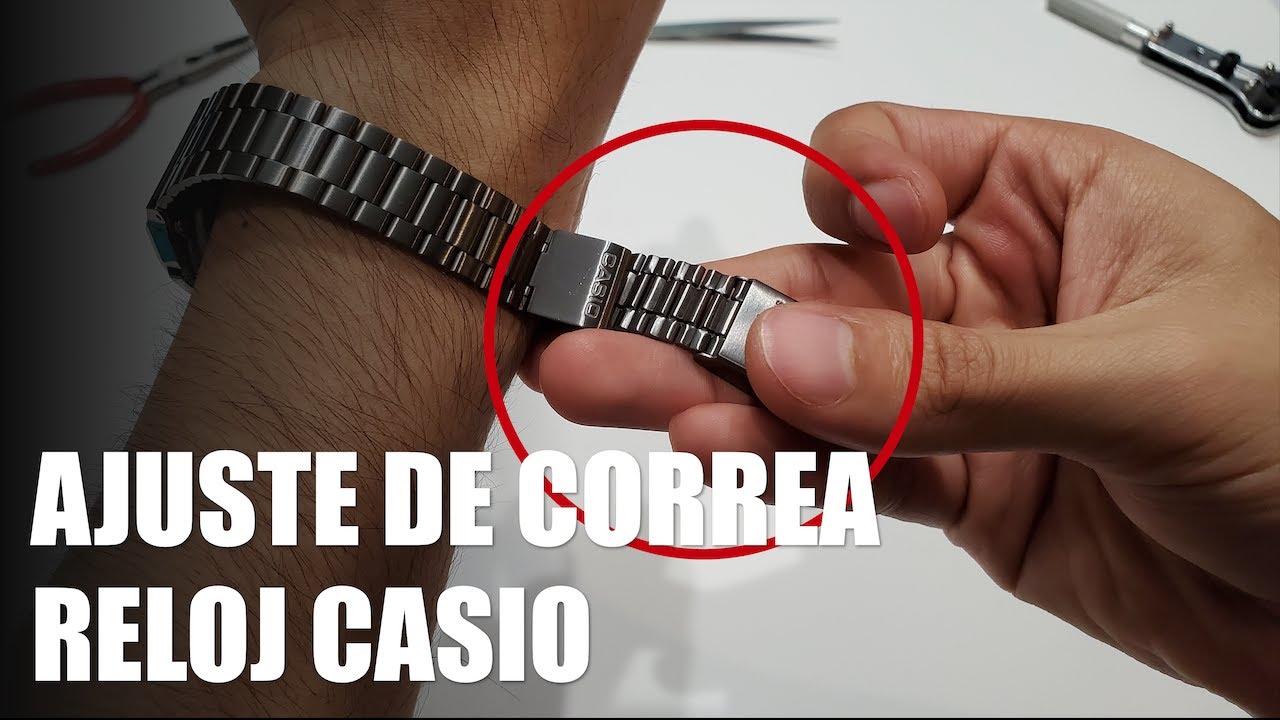 ¿Cómo ajustar correa de reloj antiguo? (Casio Vintage)