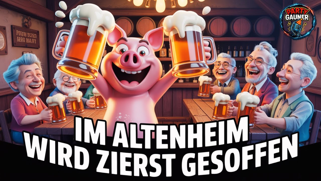 Im Altenheim wird zuerst gesoffen – Prioritäten sind klar | Party Schlager