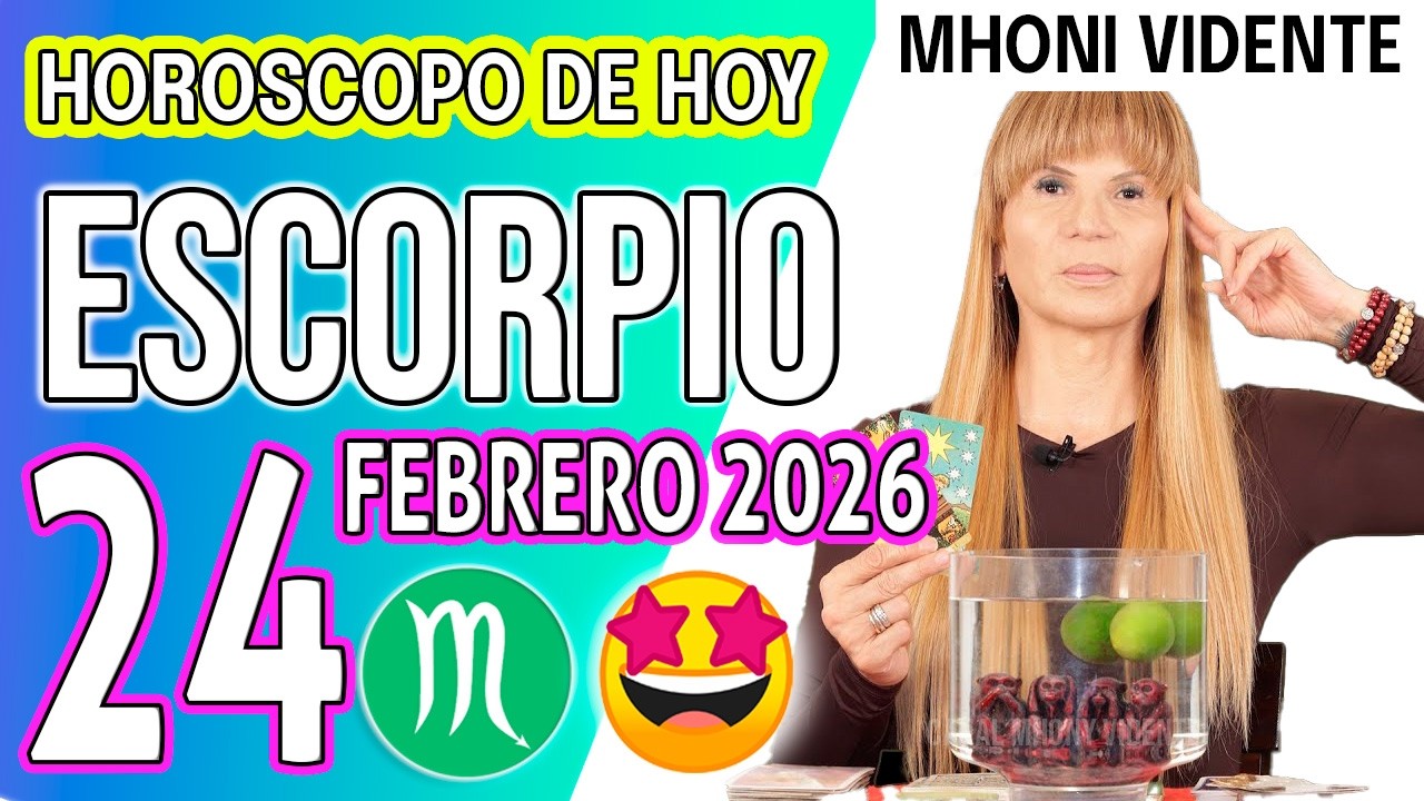 ESCORPIO ♏ 🚨 SE ABRE UN PORTAL DE ABUNDANCIA HOY, NO LO IGNORES 🔥HOROSCOPO De Hoy 24 de FEBRERO 2026