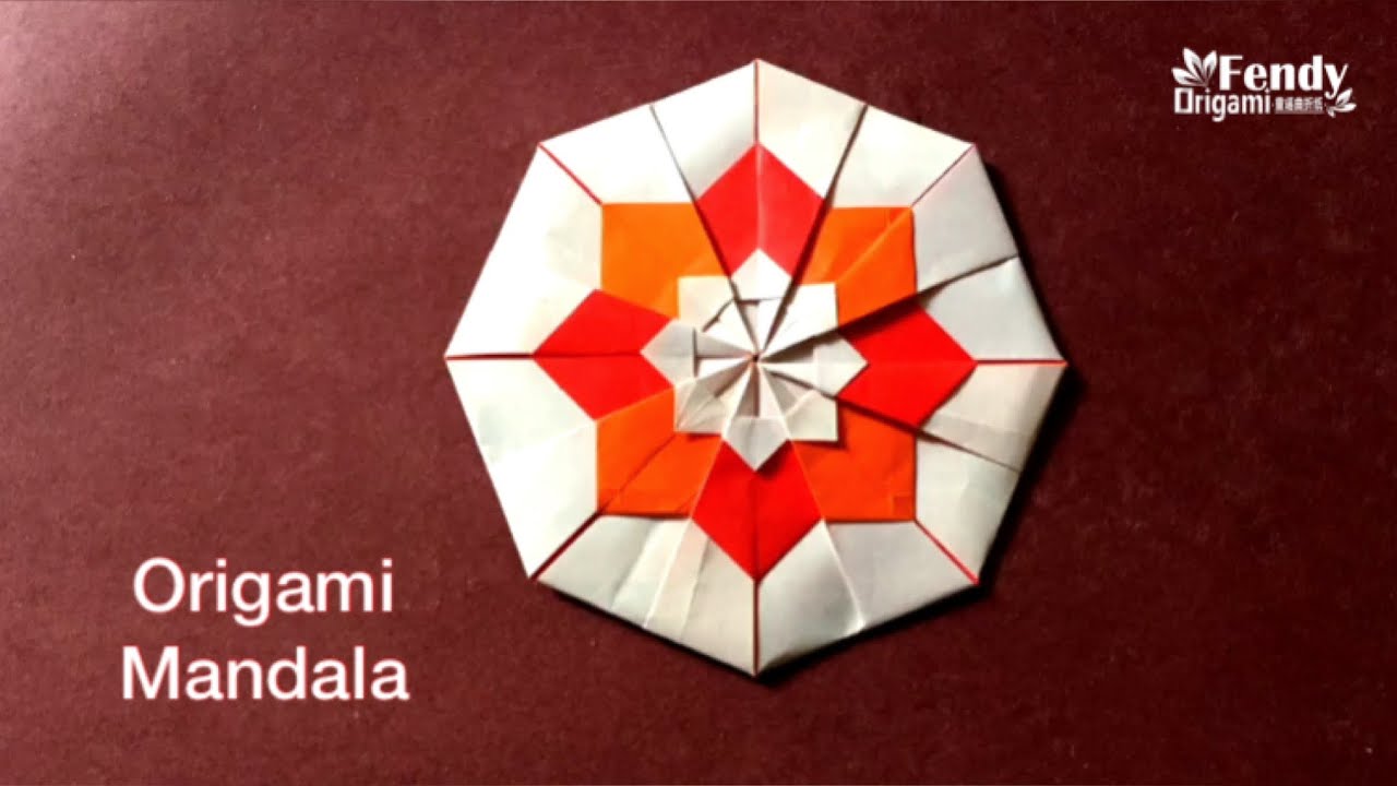 Origami Mandala/ Paper Flower Coaster