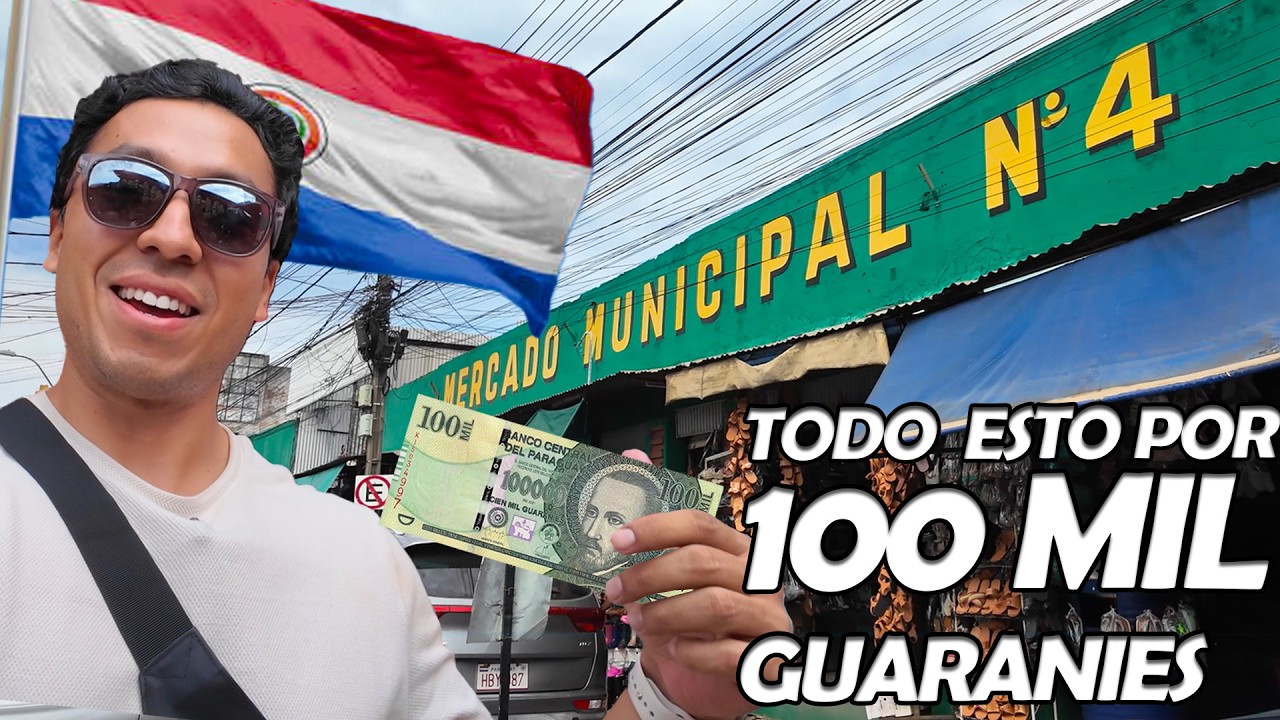 Me RETÉ a gastar 100 MIL GUARANÍES en el MERCADO MÁS POPULAR de PARAGUAY
