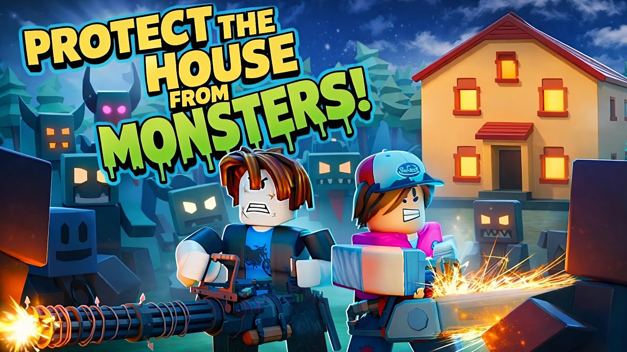 Protect The House From Monsters Gameplay (World 2 – Castle) | Wave Survival Mode