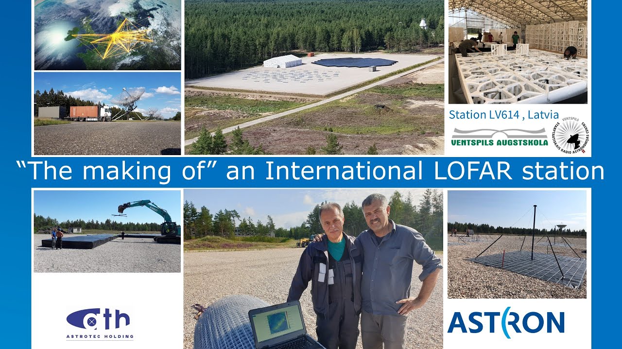 The making of a LOFAR station, Latvia 2019