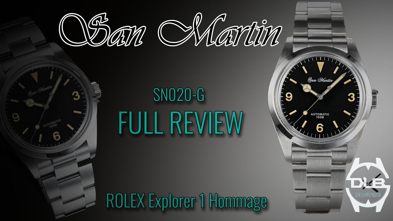 San Martin SN020-G aka Rolex Explorer 1 homage! a great homage 😁 @sanmartinwatches