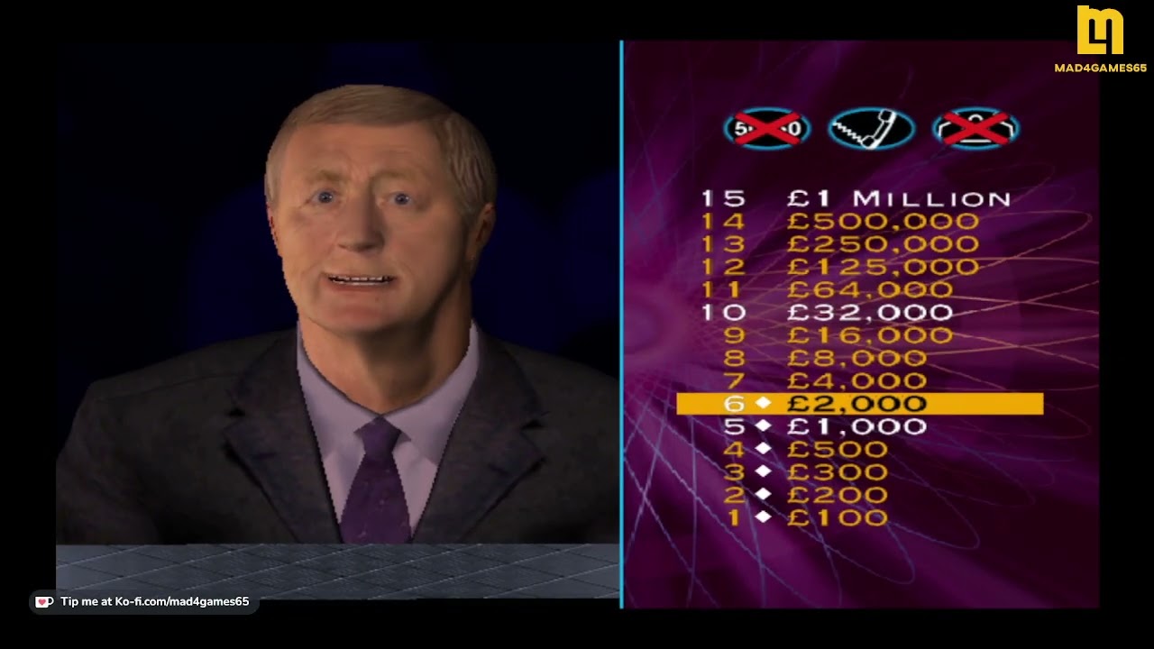 Retro Gaming - Who Wants to be a Millionaire - PS2