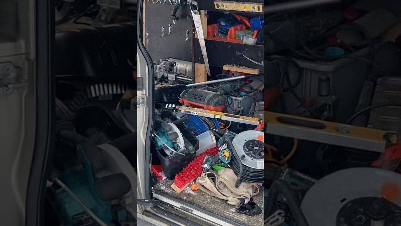 From Chaos to Clean: Contractor Work Van Reset