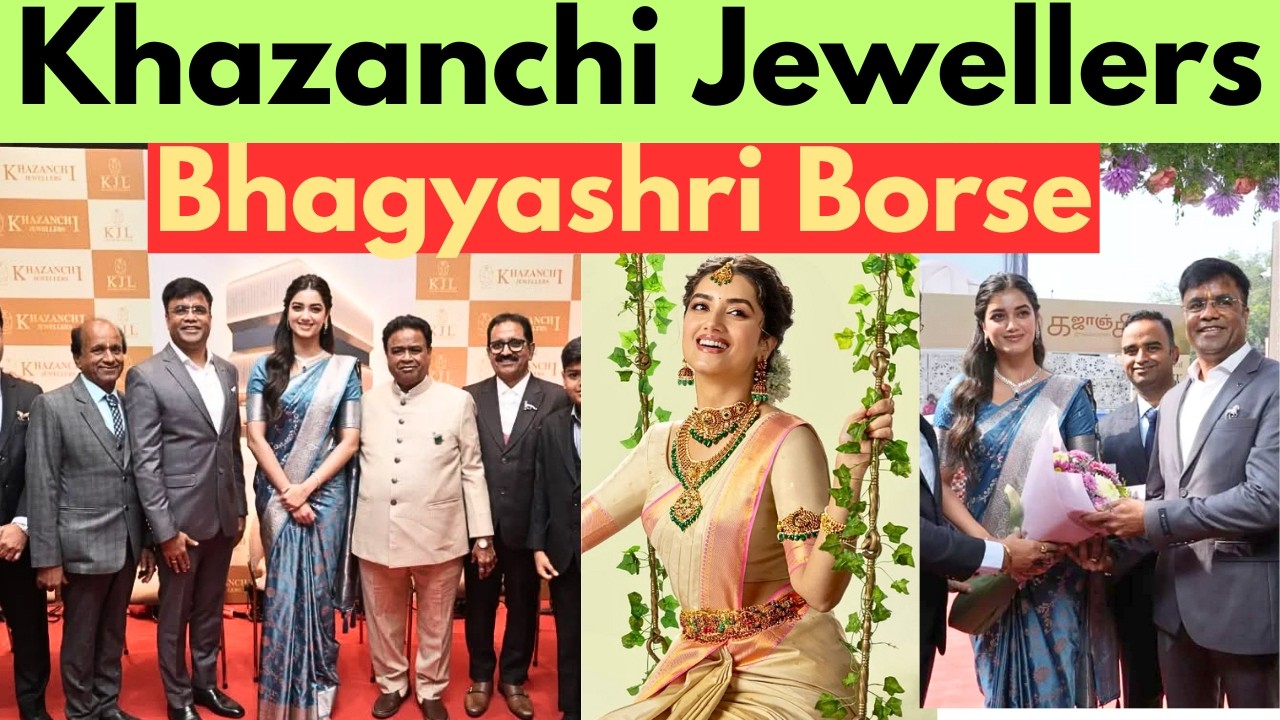 Bhagyashree Borse inaugurated Khazanchi Jewellers Flagship Store Chennai #chennaidaily