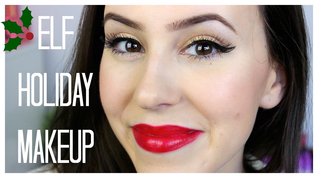 Holiday Makeup - One Brand Tutorial : ELF Makeup Tutorial