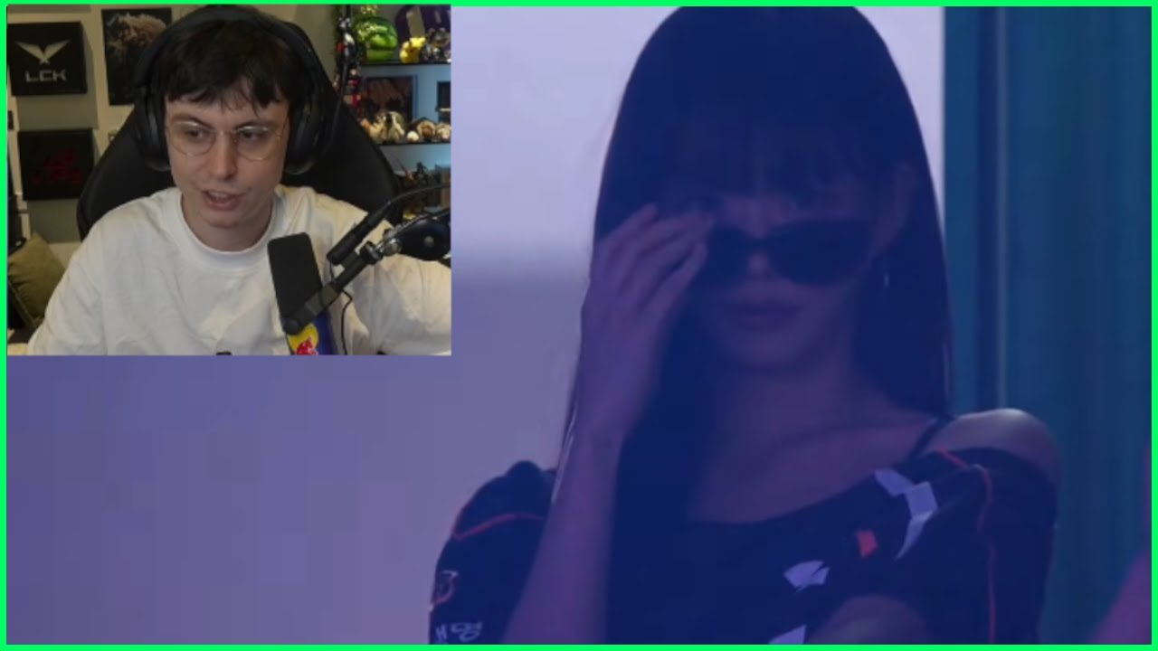 Chaeyoung Aura Farming In The LCK Crowd