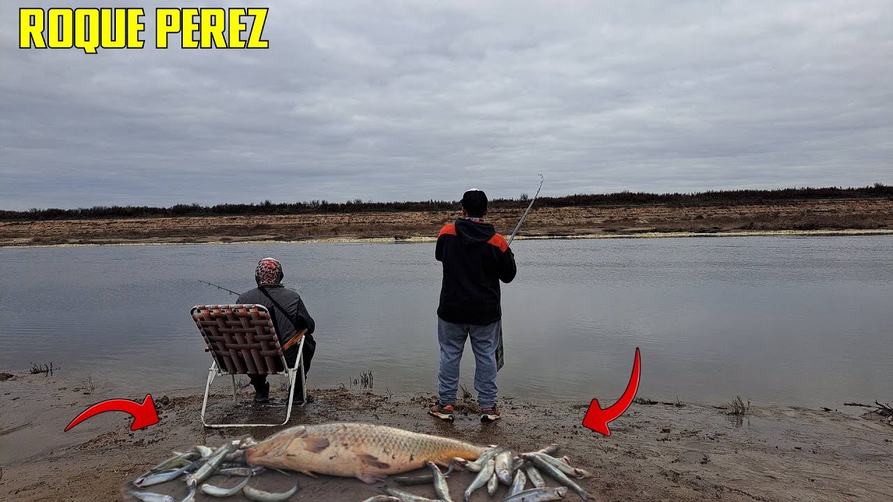 nunca PENSAMOS PESCAR tanto/ ERA TIRAR Y SACAR, MUCHA PESCA EN EL RIO SALADO 2024🎣🔥