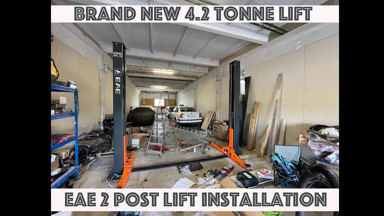 FINALLY A 2 POST LIFT IN THE GARAGE!!!