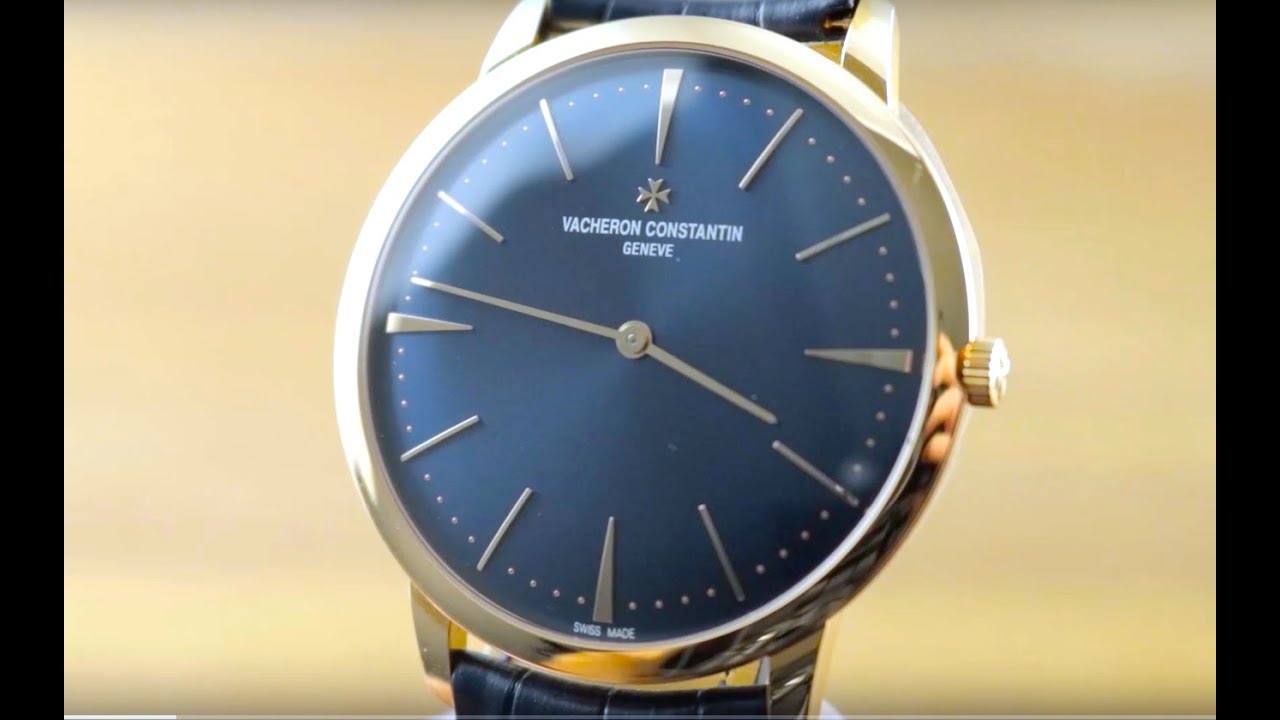Vacheron Constantin Patrimony BLUE DIAL 81180/000R-B518 Vacheron Constantin Watch Review